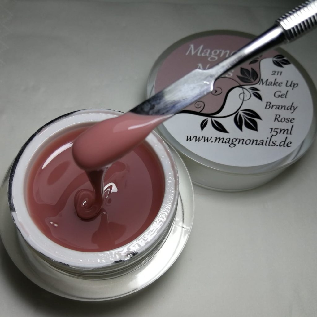 UV Gel - 211 - Aufbau Make Up Gel - Brandy Rose